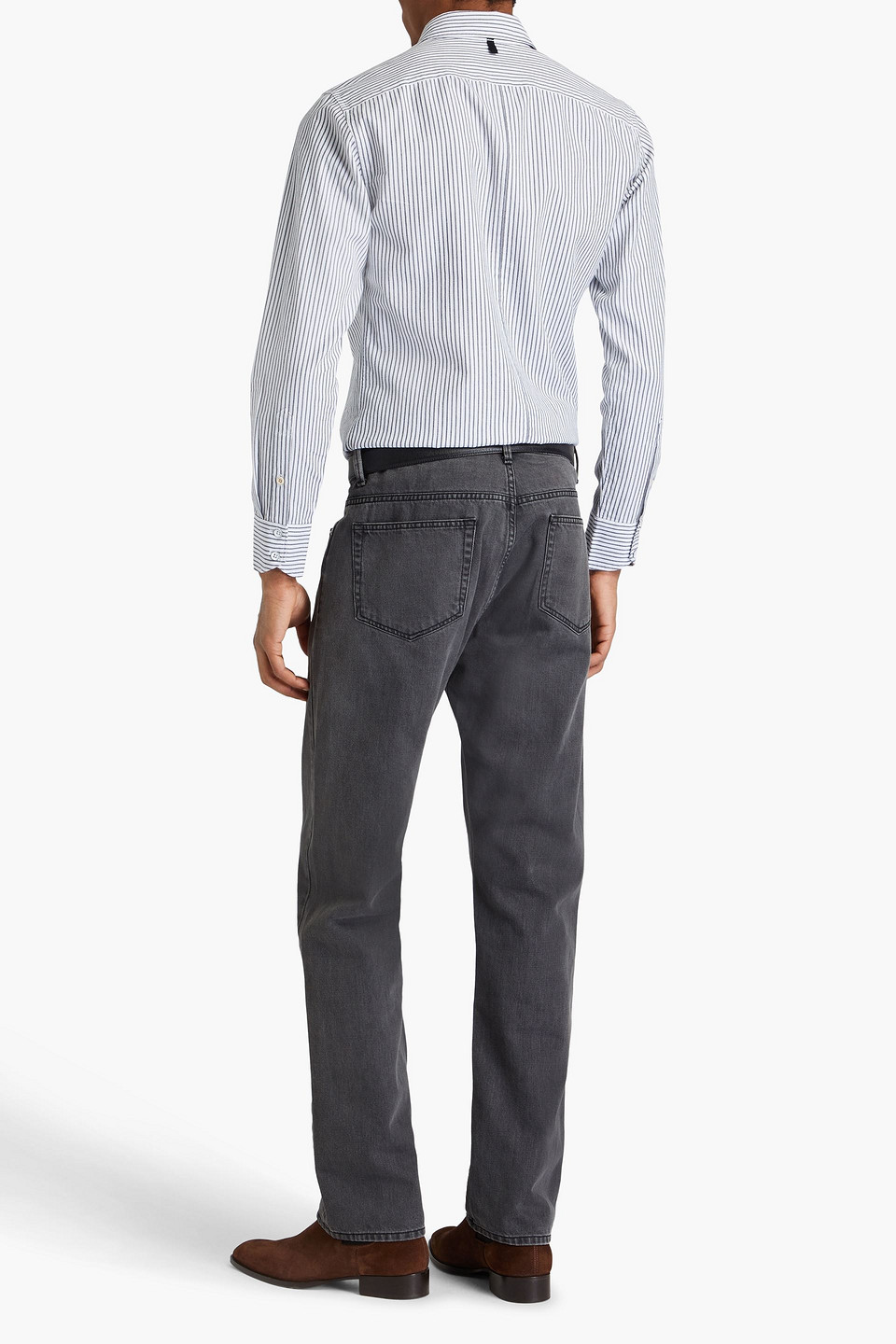 Rag & Bone Fit 2 Tomlin Striped Cotton-poplin Shirt In White