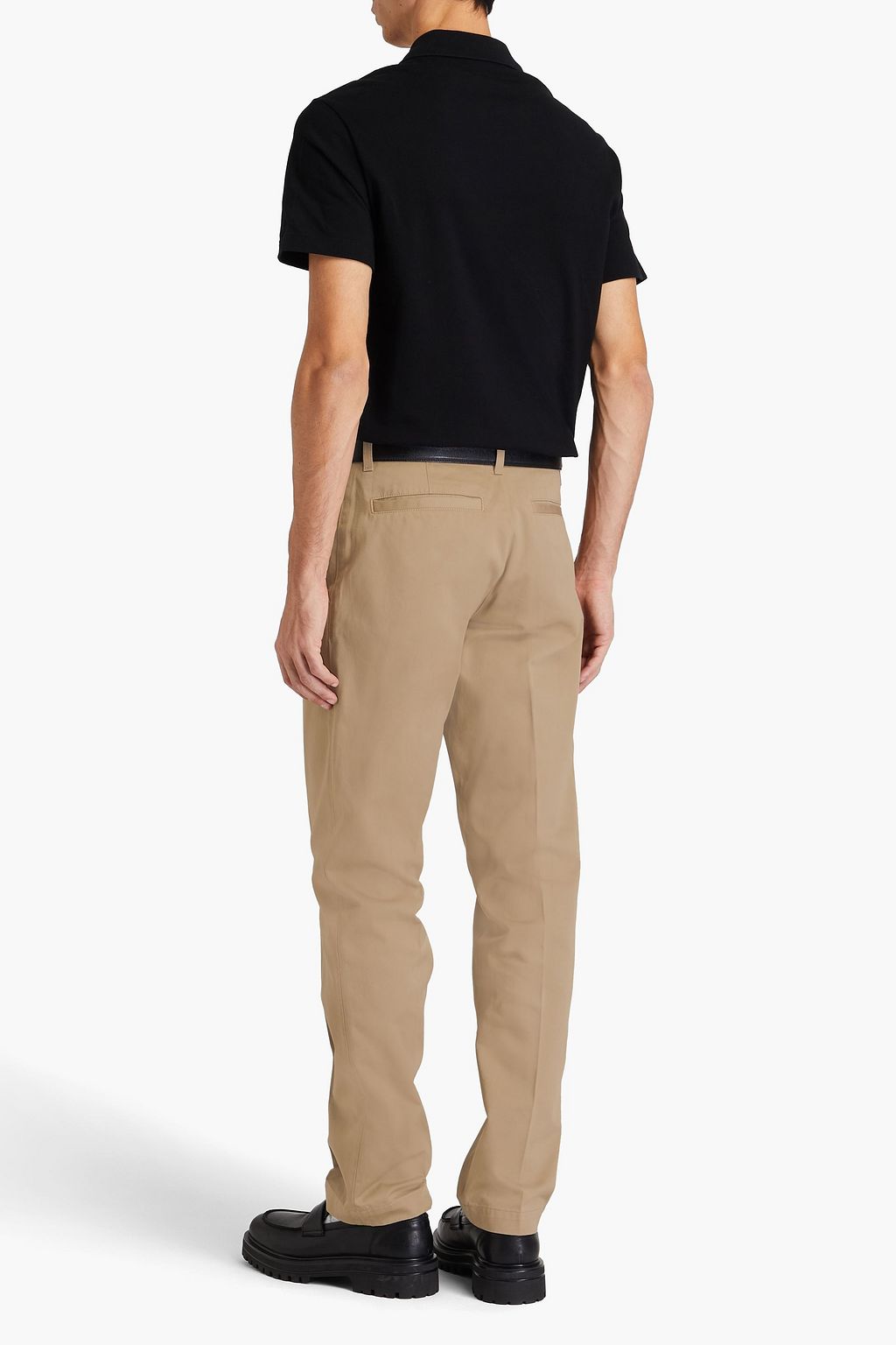 VERSACE Cotton-twill chinos