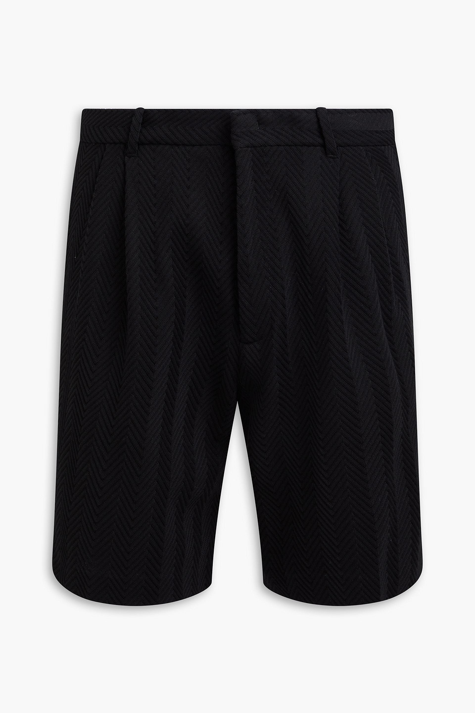 MISSONI CROCHET-KNIT COTTON-BLEND SHORTS