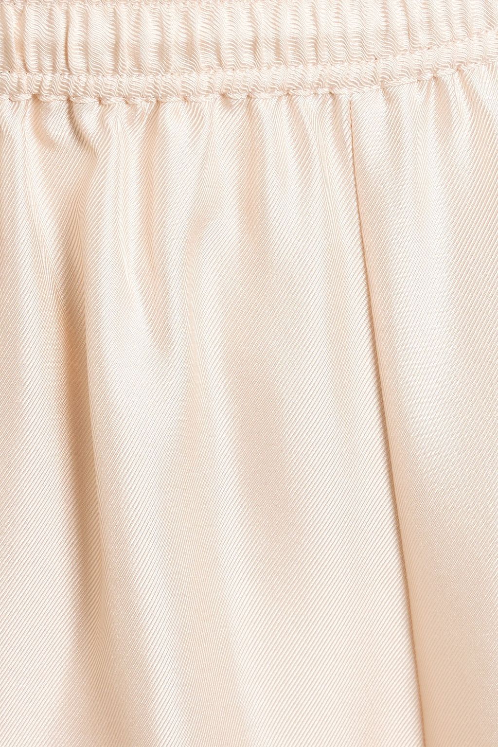 LOULOU STUDIO Zinia silk-twill shorts