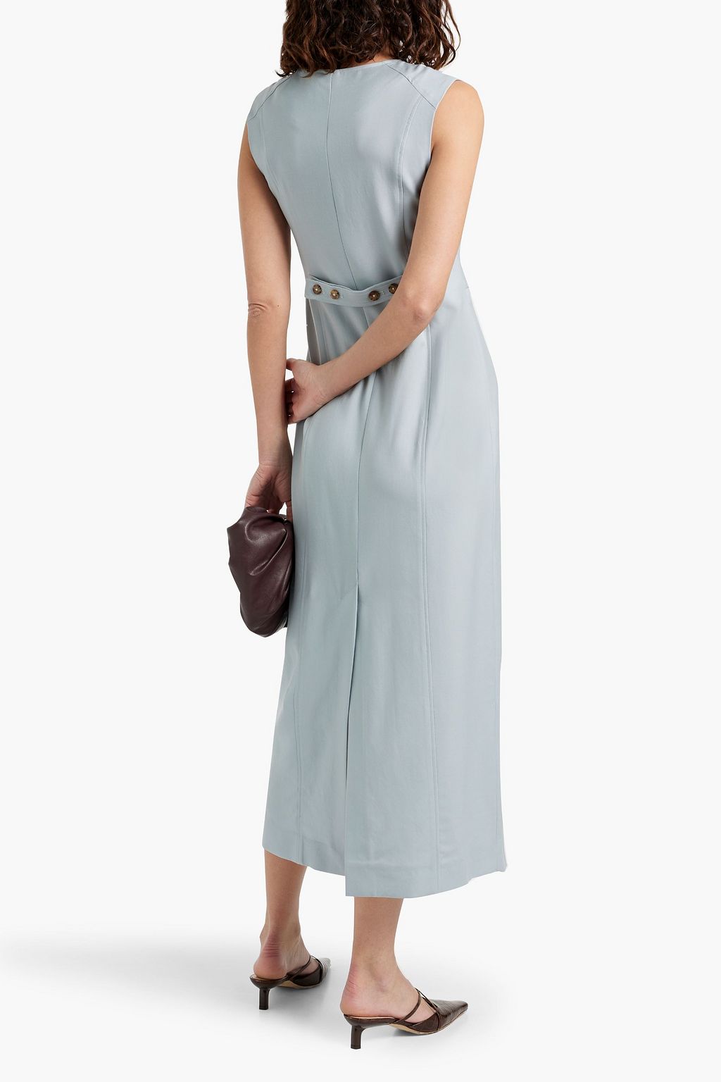 LOULOU STUDIO Idika wool-twill midi dress