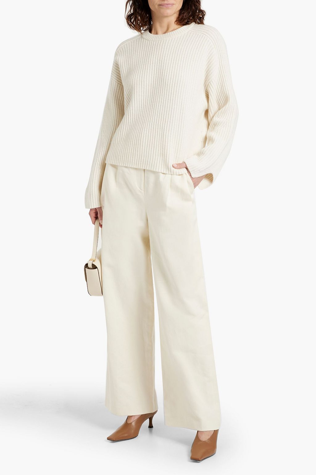 LOULOU STUDIO Carvi ribbed cashmere sweater