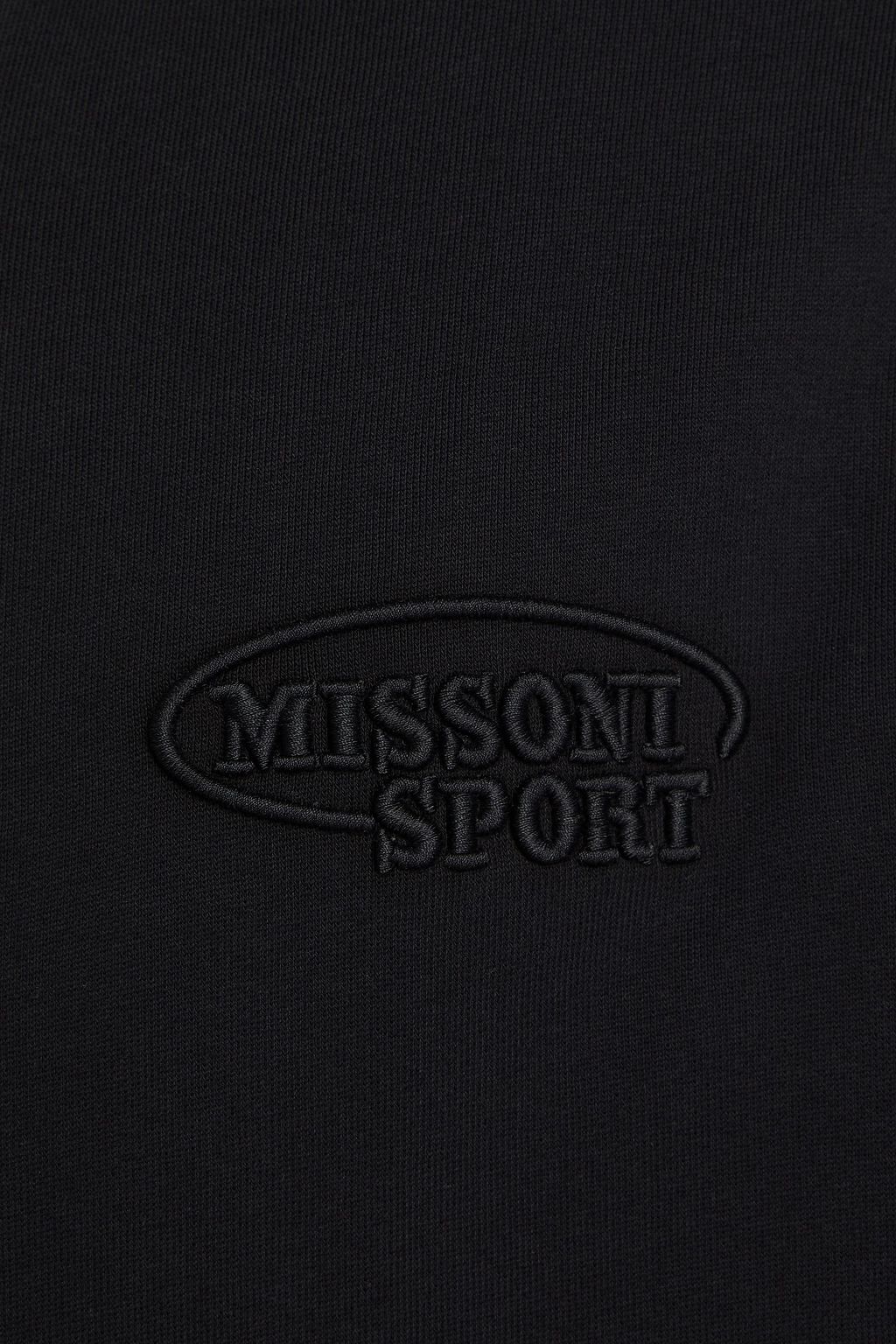 MISSONI سويت شيرت من قطن تيري فرنسي مطاطي