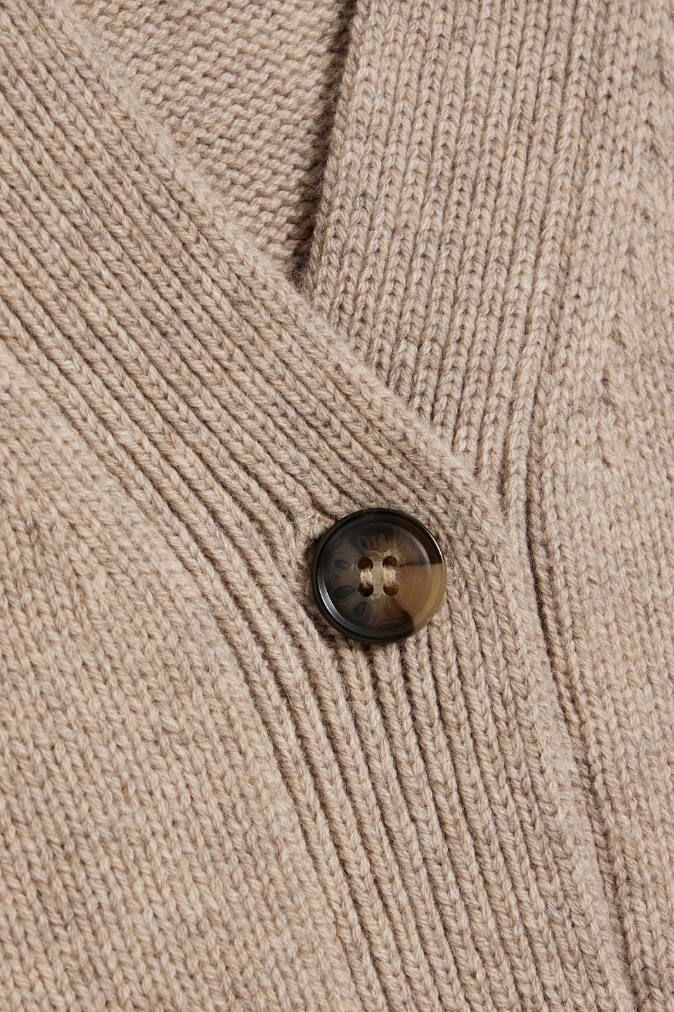 LOULOU STUDIO ZANZIBAR MERINO WOOL AND CASHMERE-BLEND CARDIGAN