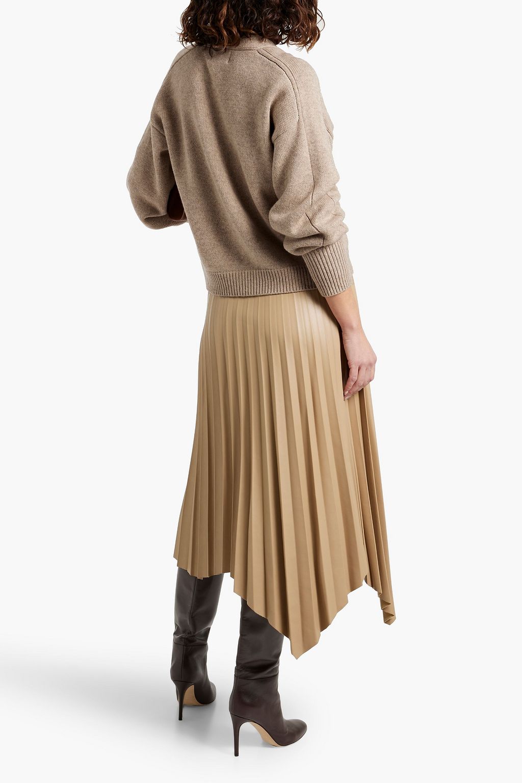 LOULOU STUDIO Zanzibar wool and cashmere-blend cardigan