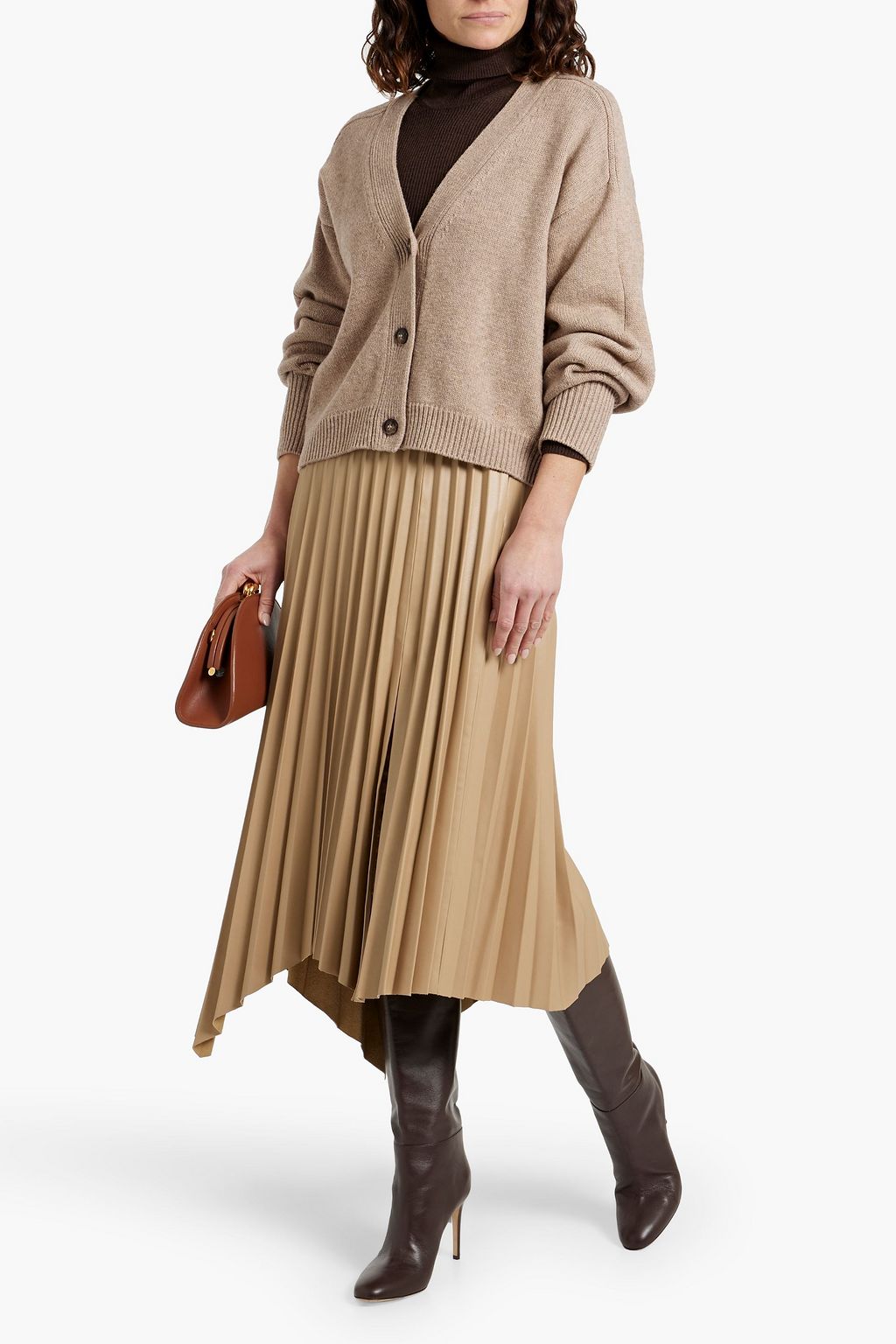 LOULOU STUDIO Zanzibar wool and cashmere-blend cardigan
