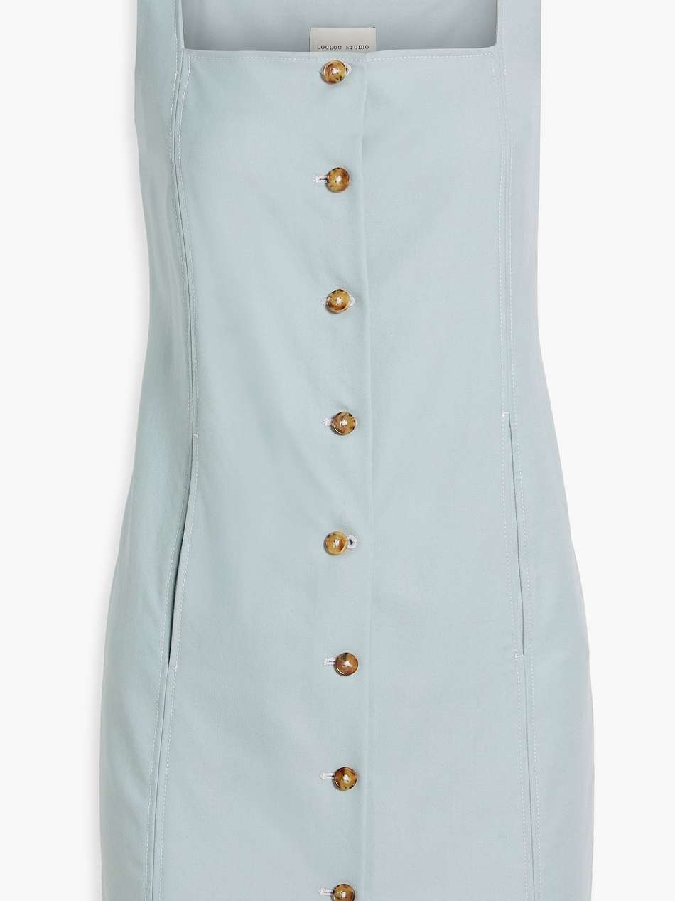 idon wool-twill mini dress