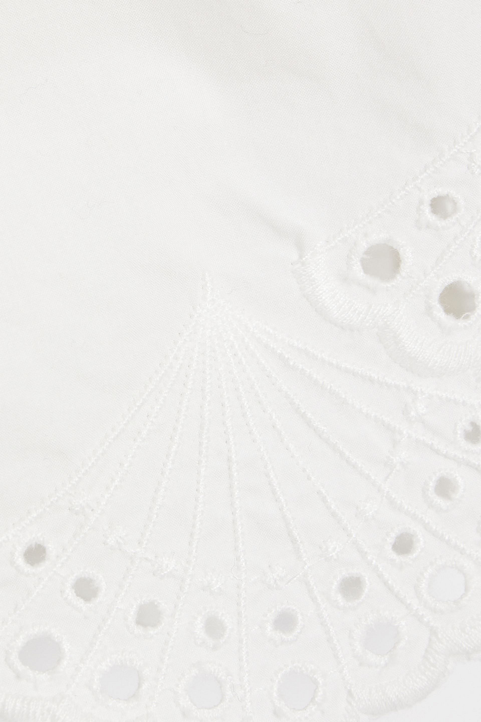 LOULOU STUDIO AURORA BRODERIE ANGLAISE COTTON SHORTS