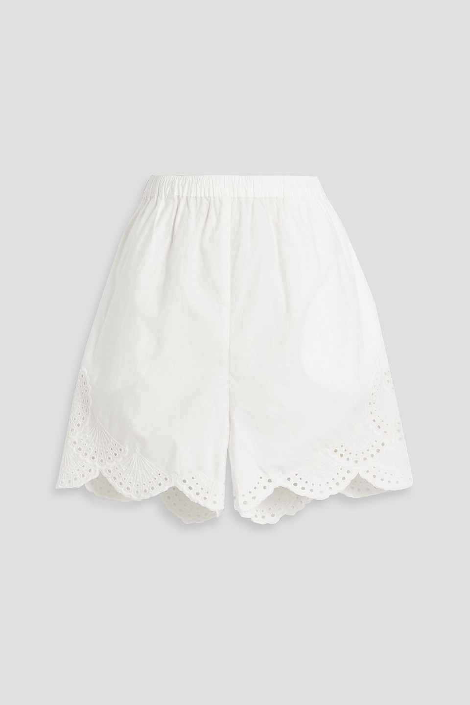 Aurora broderie anglaise cotton shorts