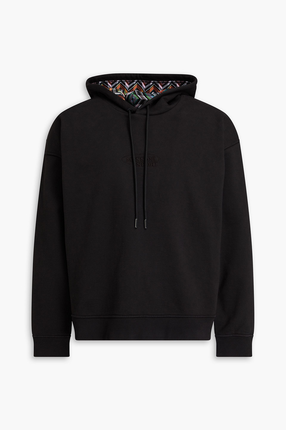 French cotton-terry hoodie