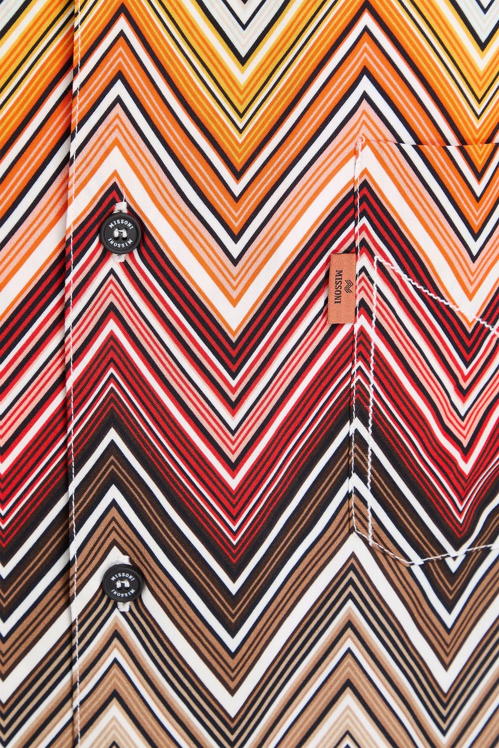 MISSONI Printed crepe shirt