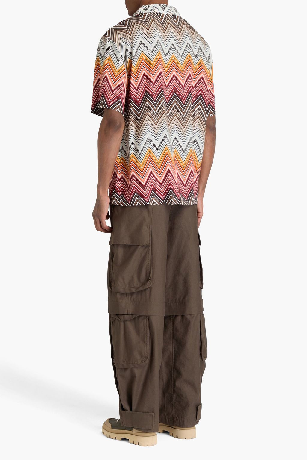 MISSONI Printed crepe shirt