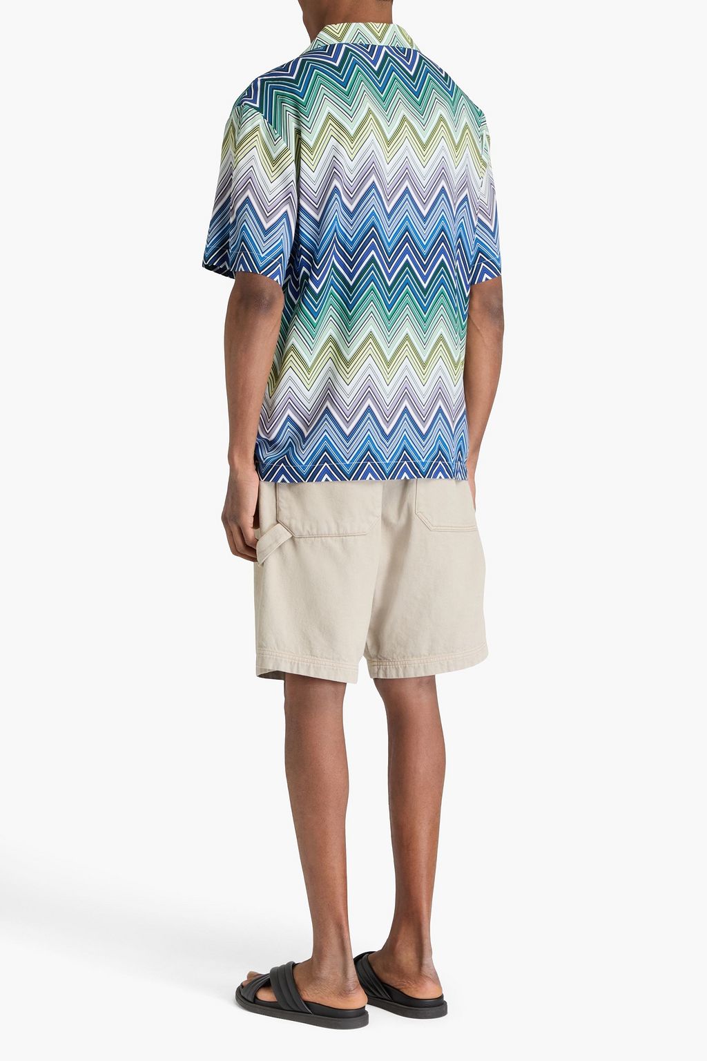 MISSONI Printed crepe shirt