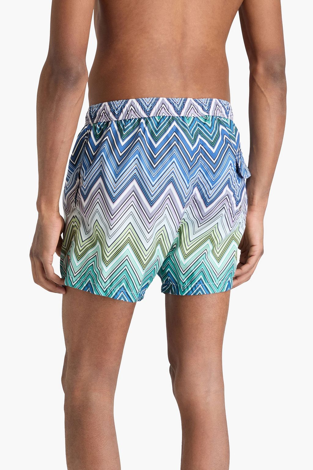 MISSONI Short-length printed swim shorts