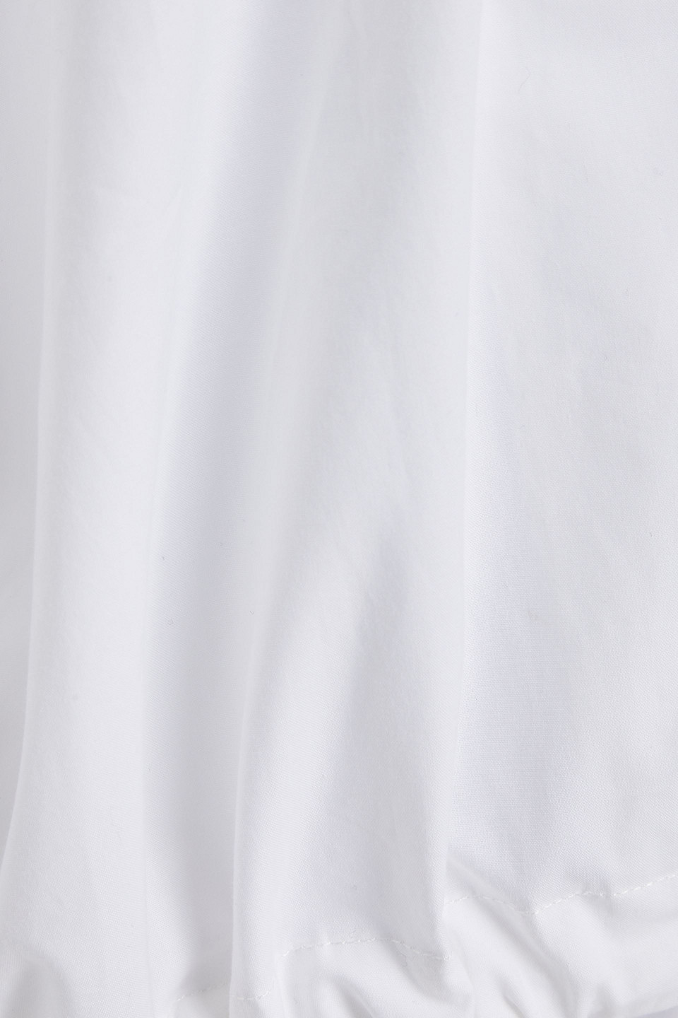 MAJE CROPPED COTTON-POPLIN SHIRT