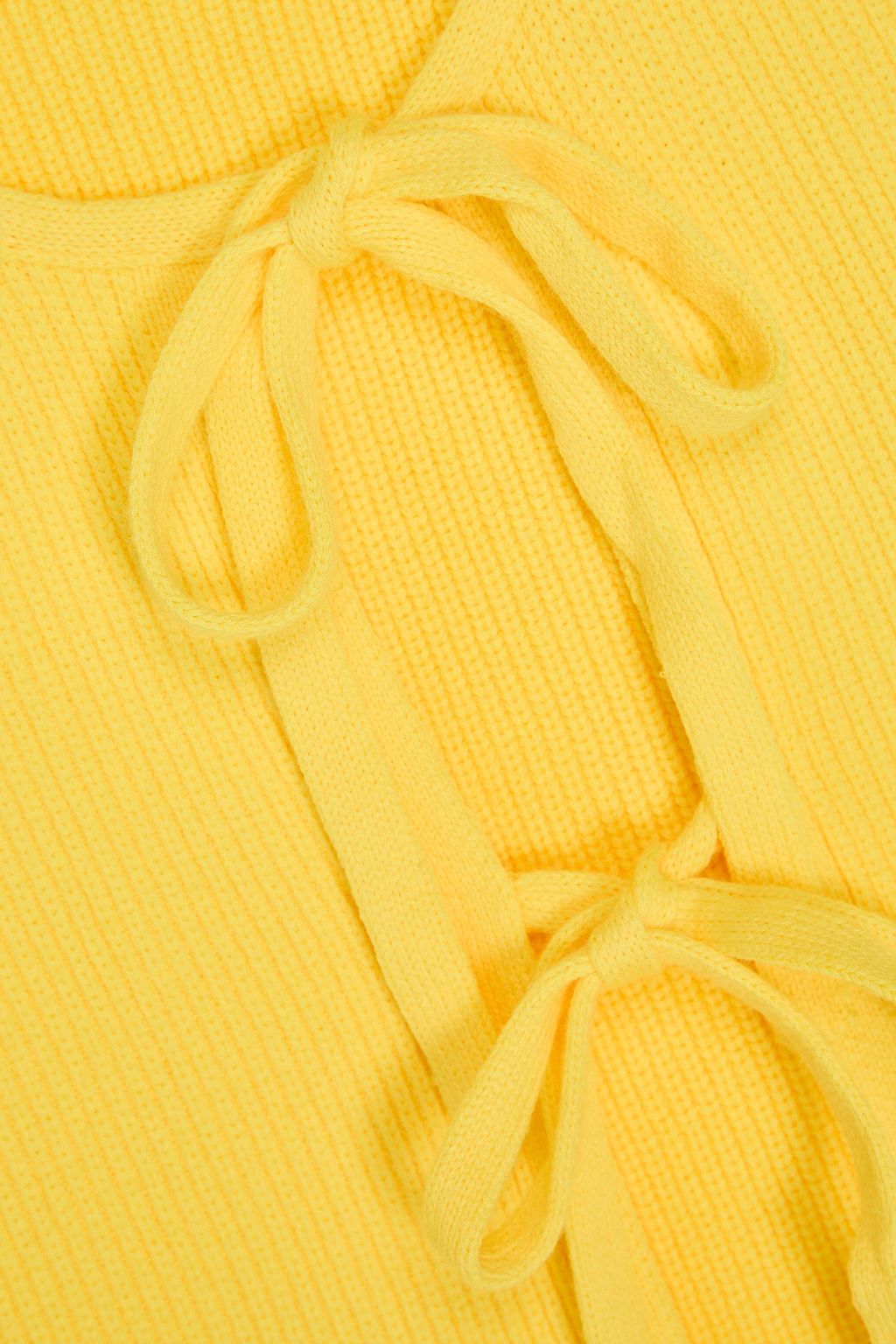 JW ANDERSON بلوزة من مزيج من القطن بتصميم مضلّع
