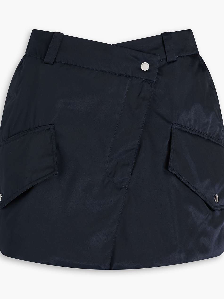 padded shell mini skirt