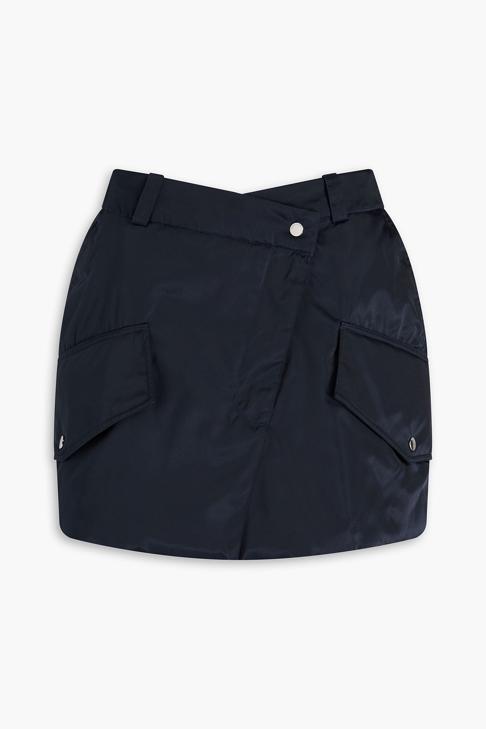 Padded shell mini skirt
