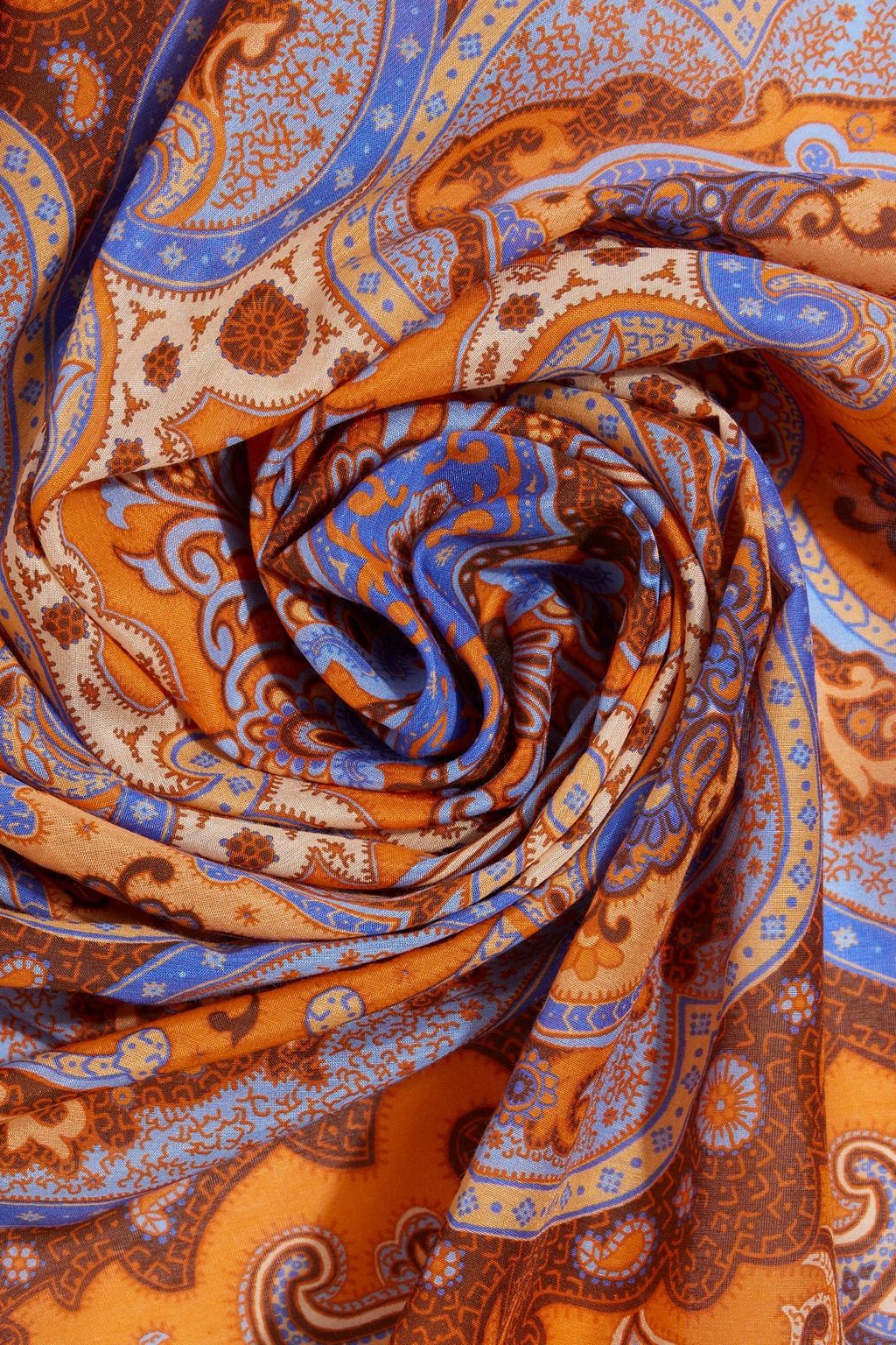 ZIMMERMANN Paisley-print cotton and silk-blend voile scarf