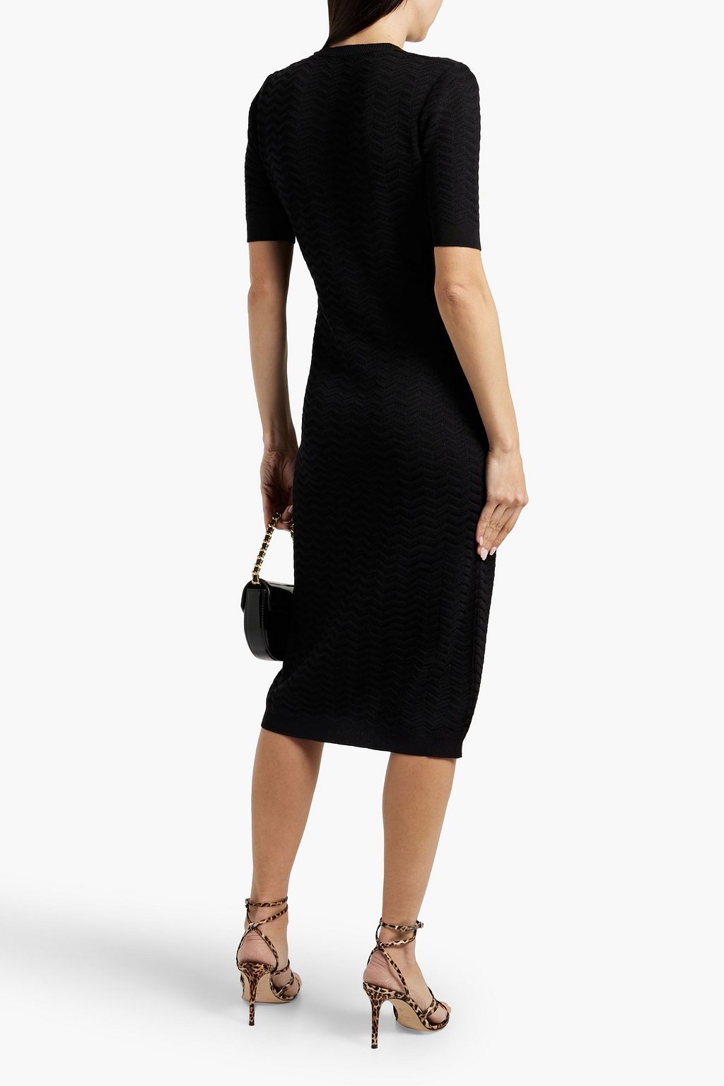 MISSONI Dégradé ribbed wool-blend maxi dress