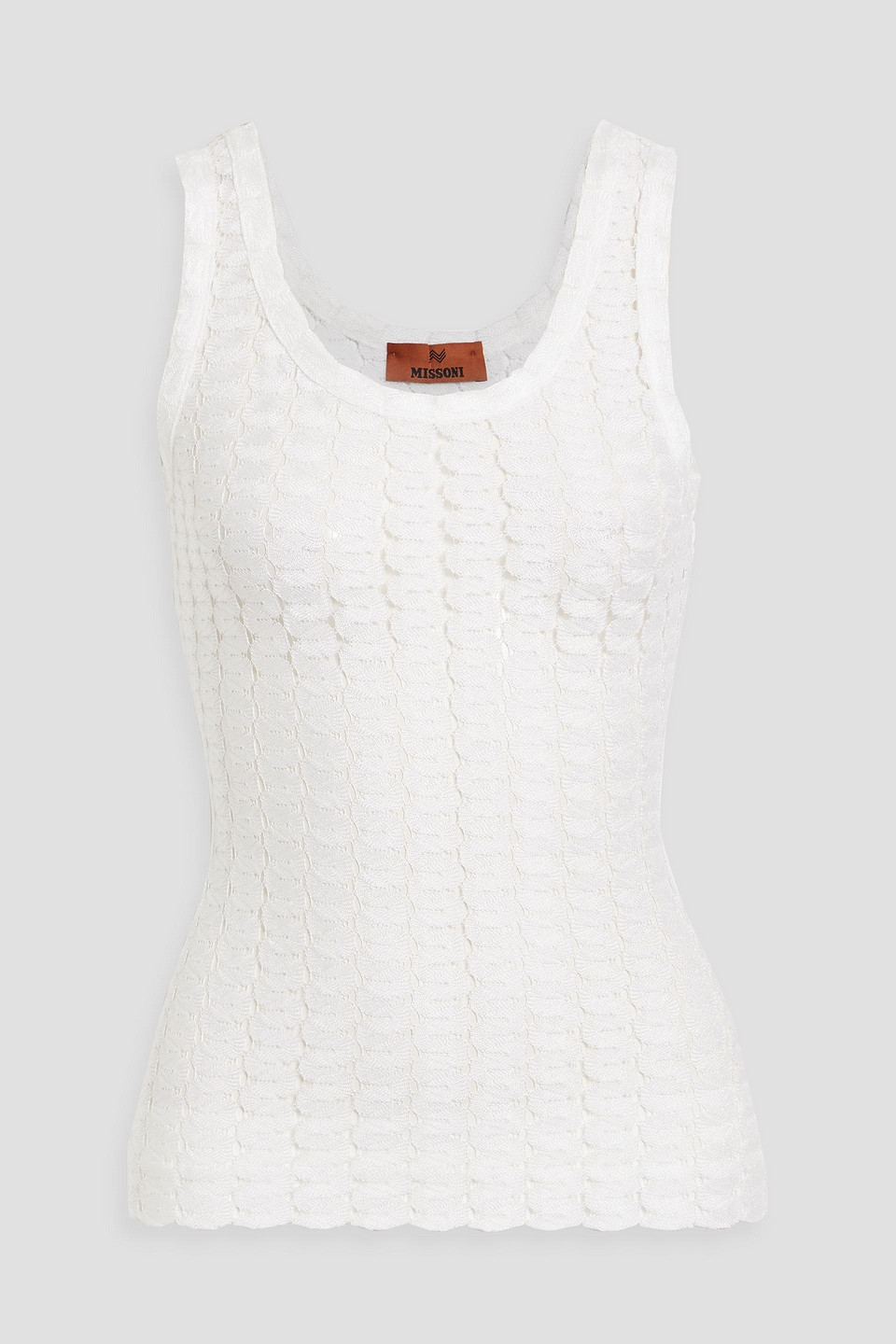 MISSONI CROCHET-KNIT TANK