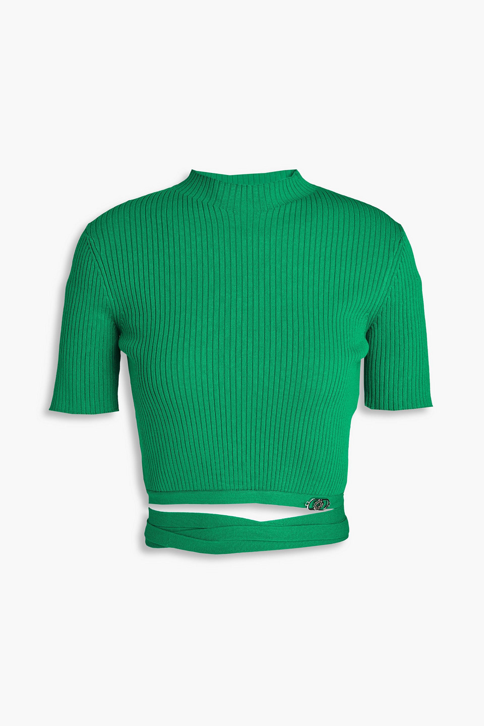 Maje - Ribbed-knit top - Green - 3