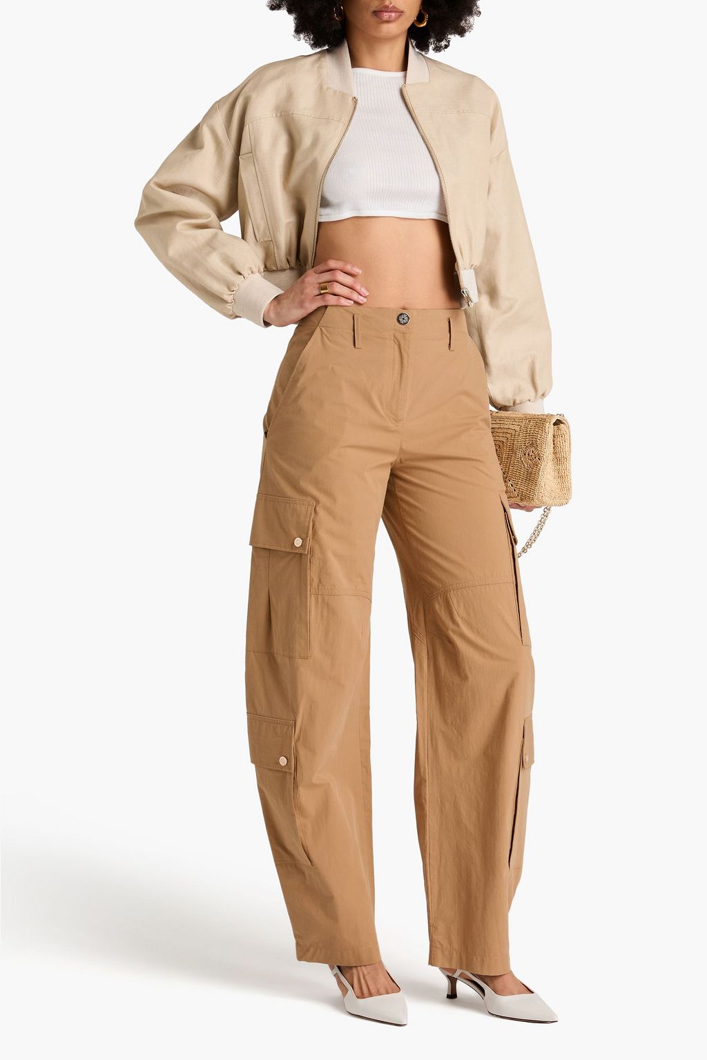 MAJE Cargohose aus einer Baumwollmischung