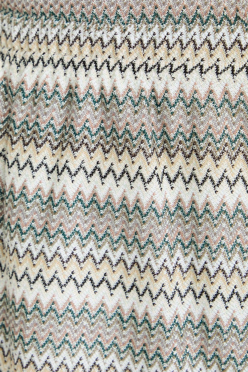 MISSONI شورت مصنوع من الكريب ومزين بطبعات