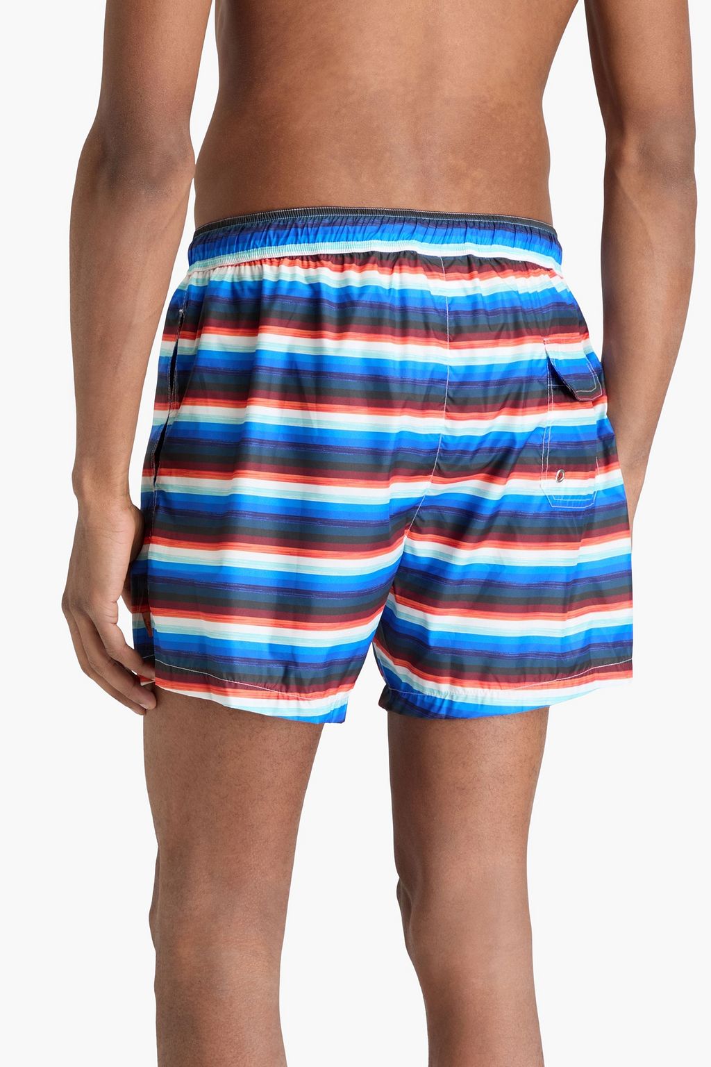 MISSONI شورت سباحة قصير بتصميم مخطط