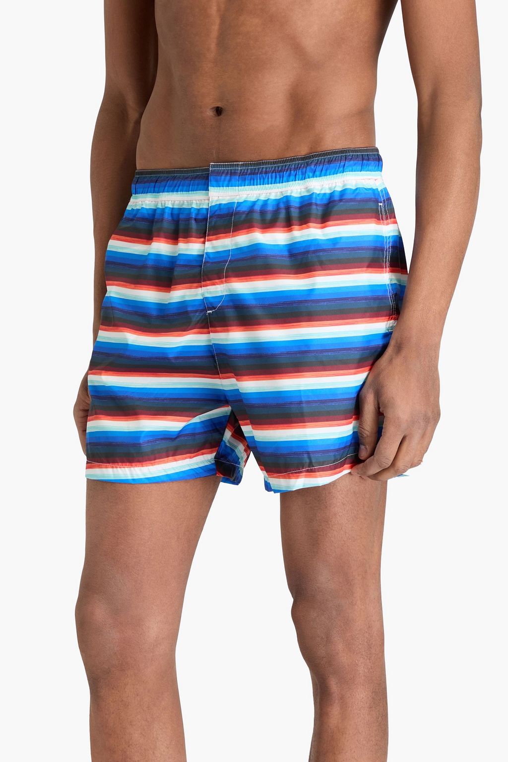 MISSONI شورت سباحة قصير بتصميم مخطط