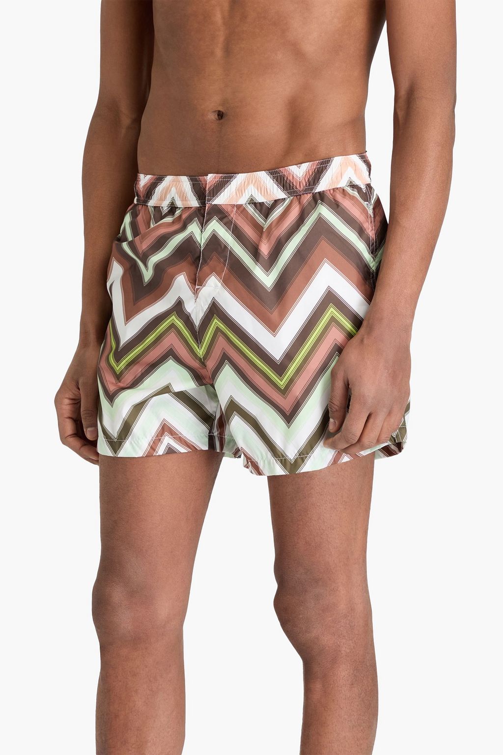 MISSONI شورت سباحة قصير مزين بطبعات