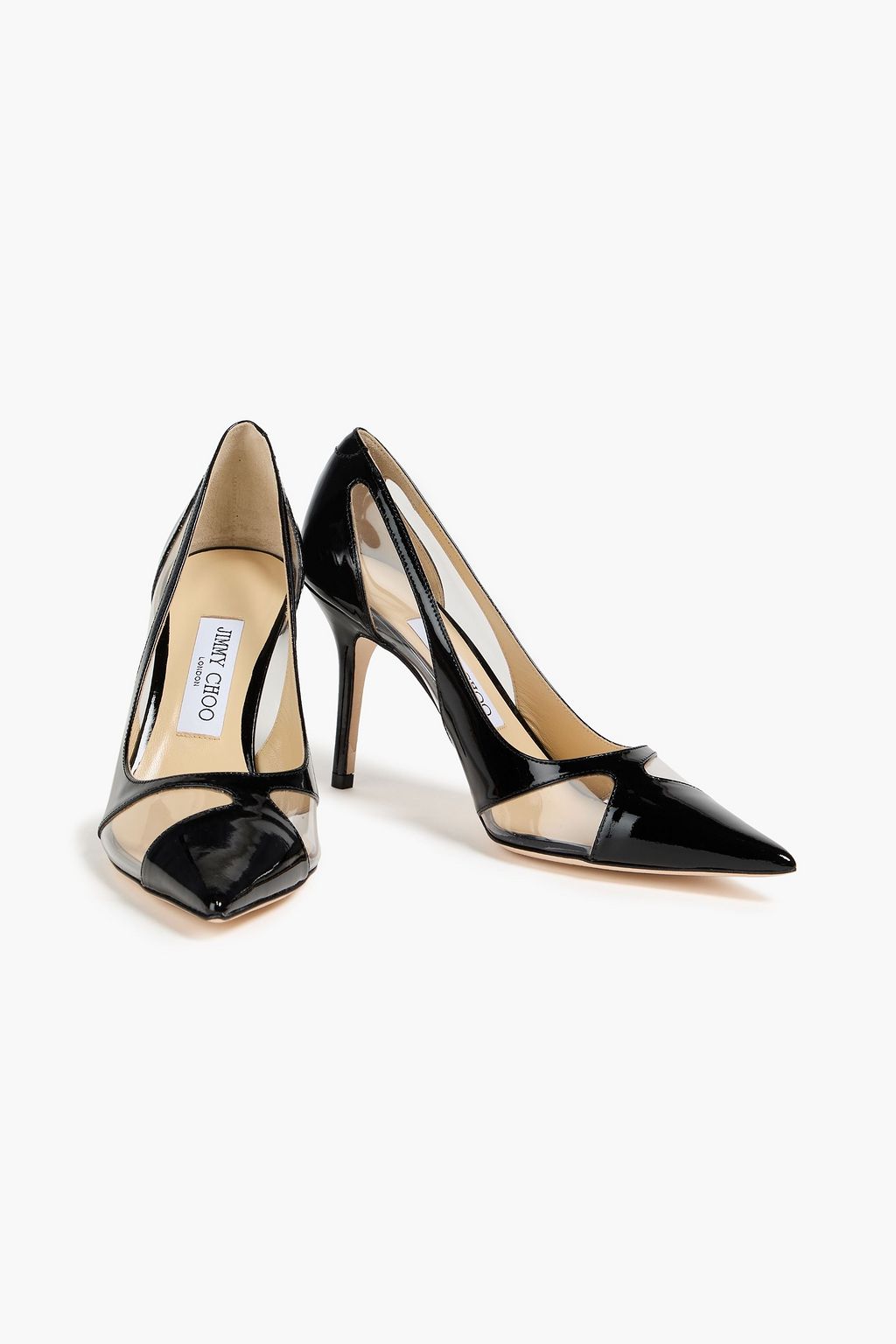 JIMMY CHOO Patent-leather and PVC pumps