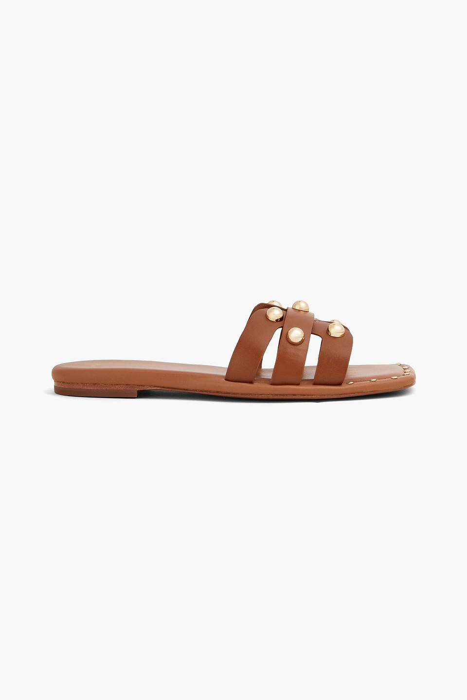 Maje Studded Leather Sandals