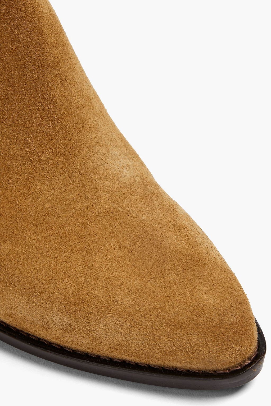 MAJE بوت بطول الكاحل من الشامواه