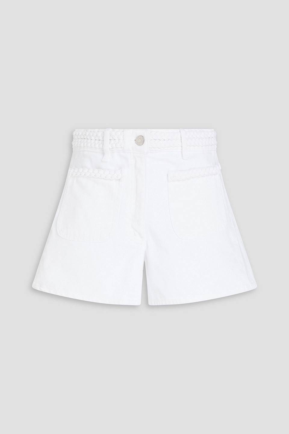 Maje - Denim shorts - White - FR 42