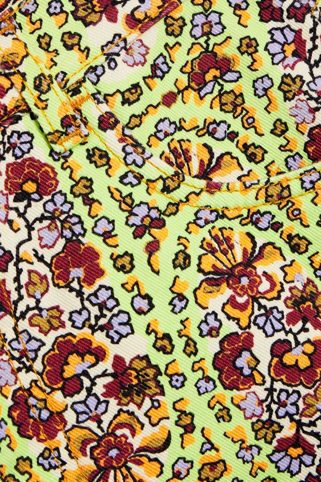 ETRO Floral-print denim shorts