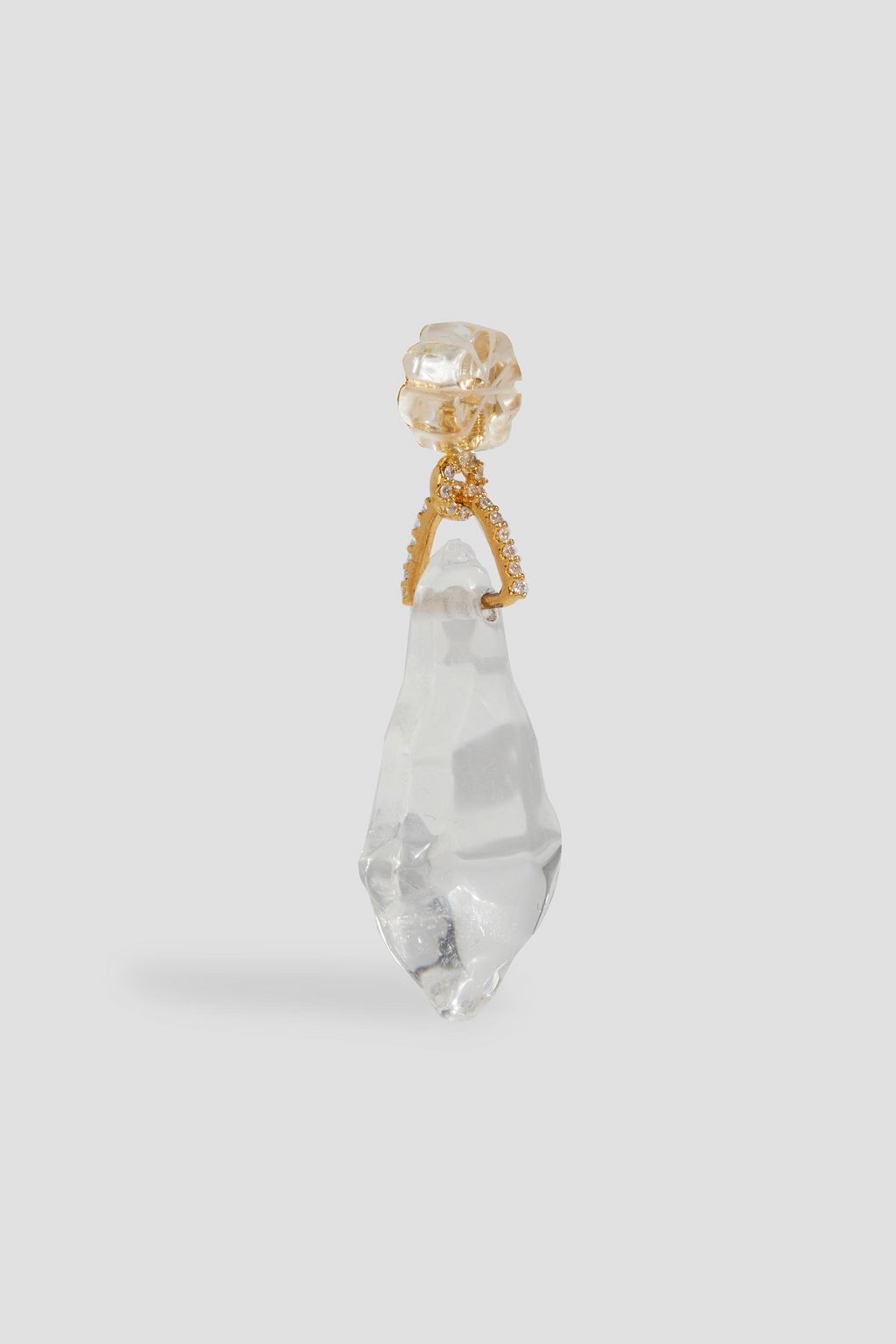 ZIMMERMANN Gold-tone crystal earrings