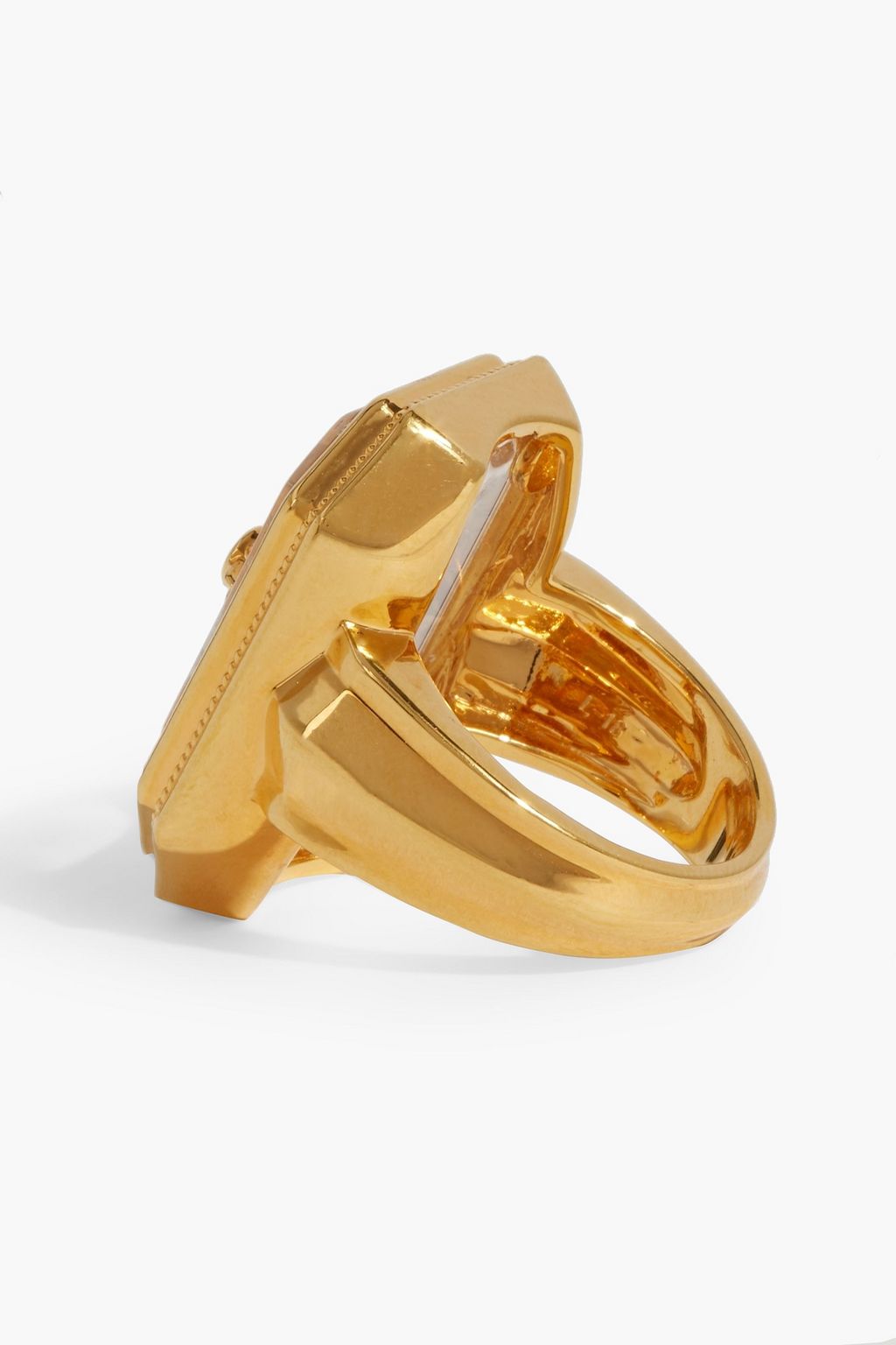ZIMMERMANN Gold-tone crystal ring