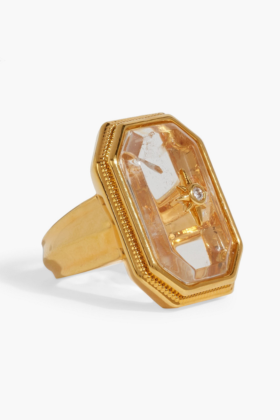 Zimmermann Gold-tone Crystal Ring