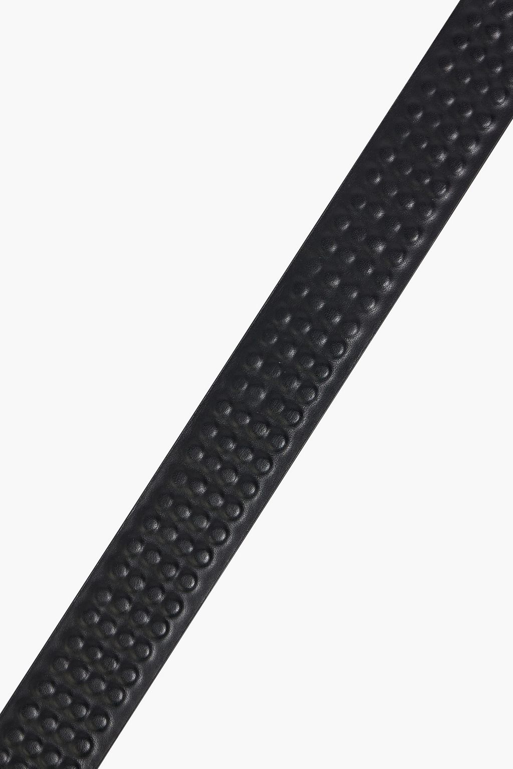 MCQUEEN 3D Skull embossed leather belt