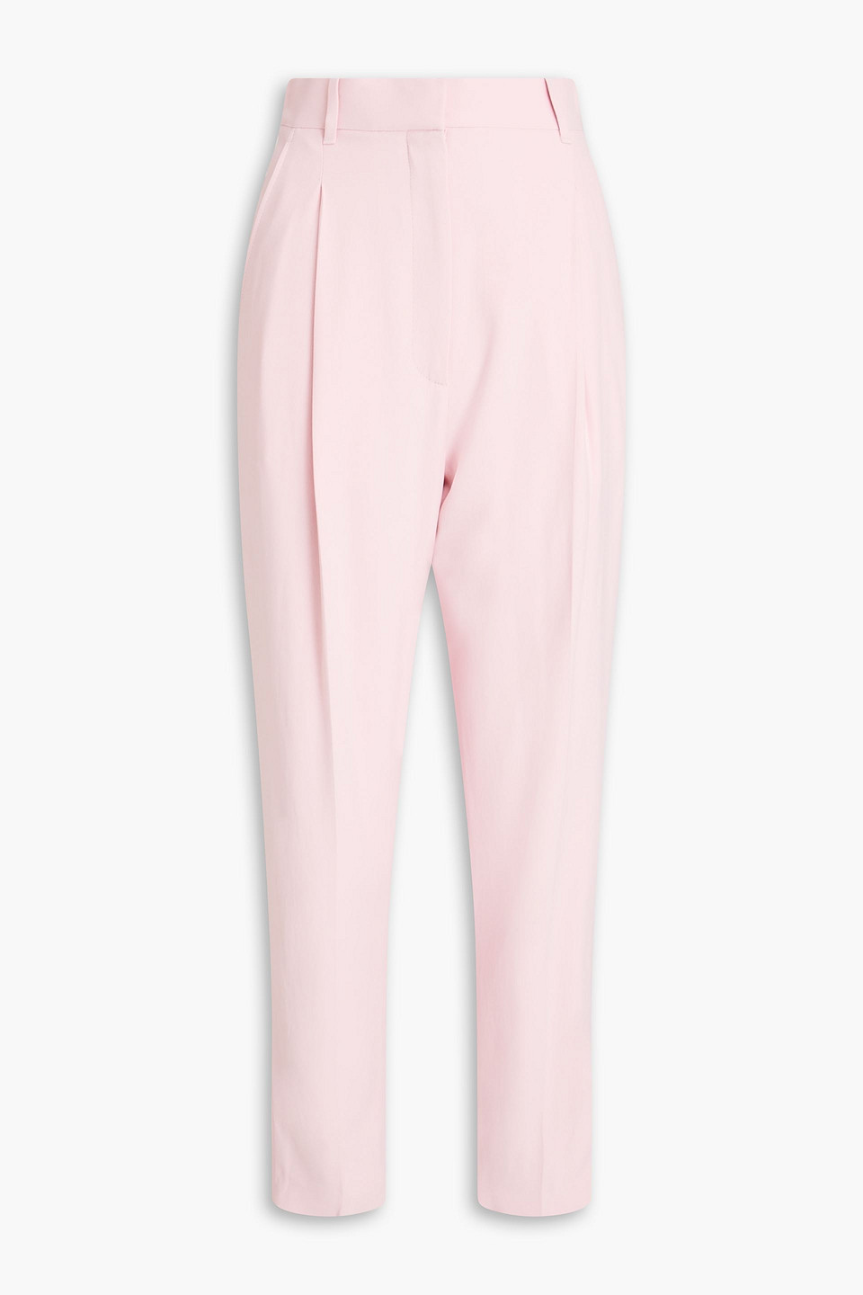 ALEXANDER MCQUEEN CREPE DE CHINE TAPERED PANTS
