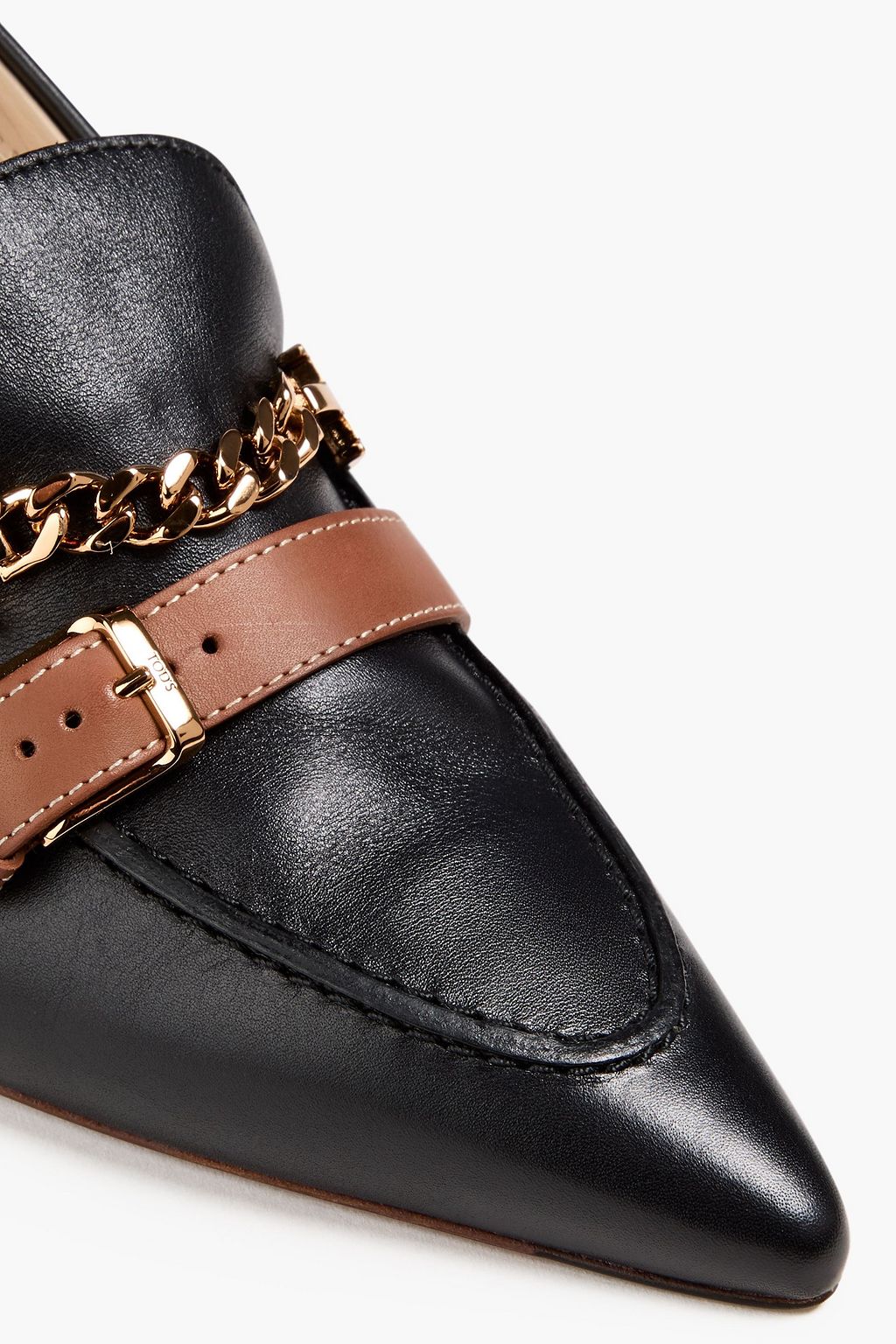 TOD'S حذاء بامب من الجلد بتصميم مزركش