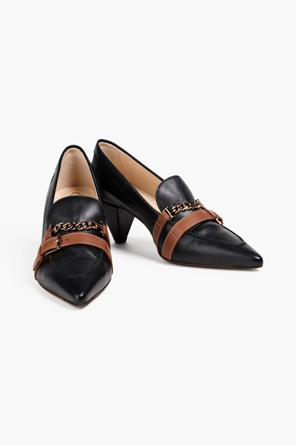 TOD'S حذاء بامب من الجلد بتصميم مزركش