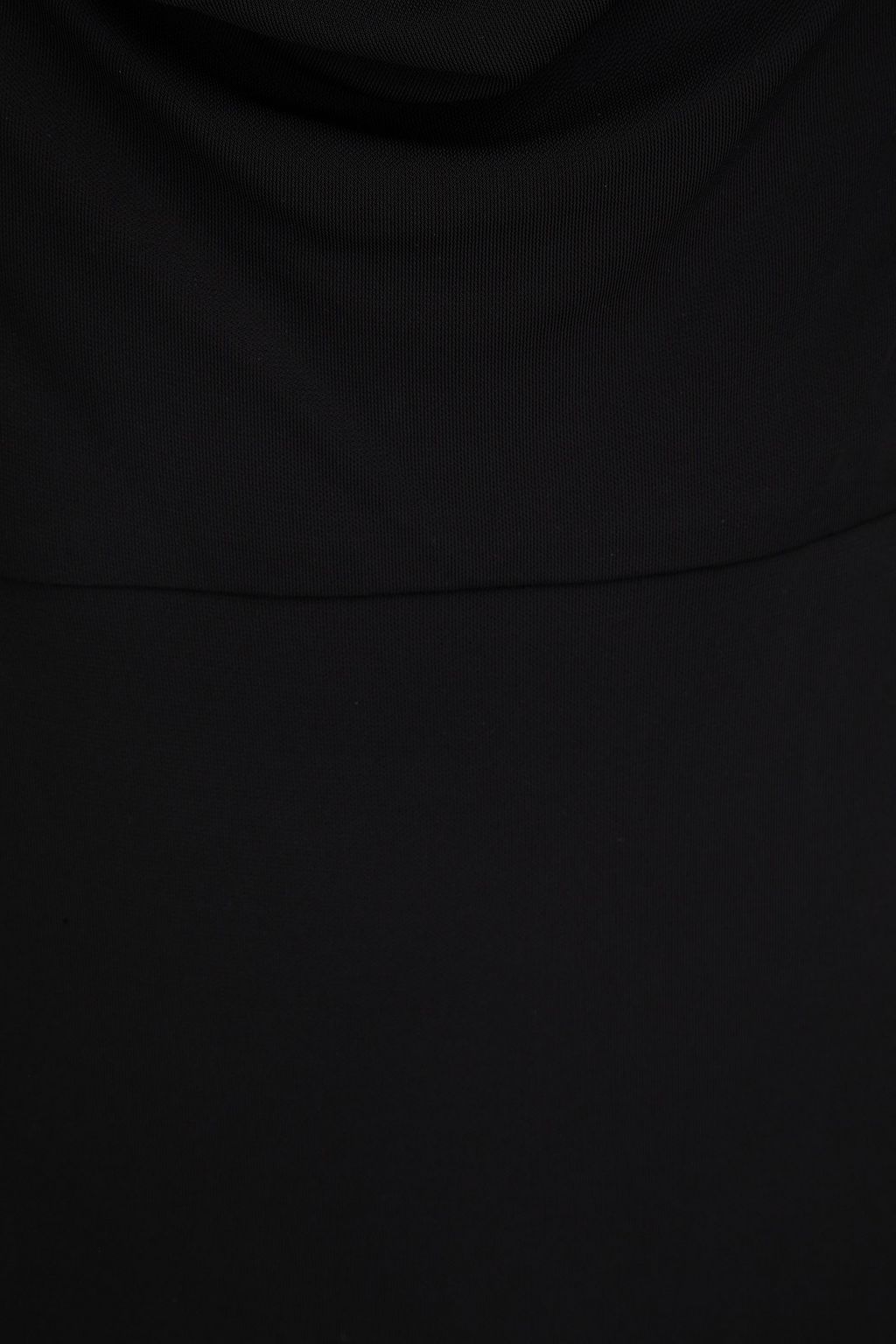 VERSACE Embellished draped stretch-jersey dress