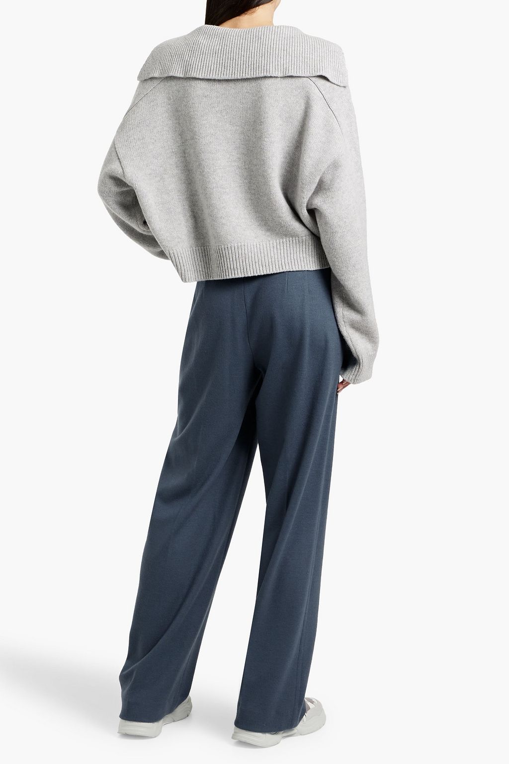 VINCE. Wool-blend straight-leg pants