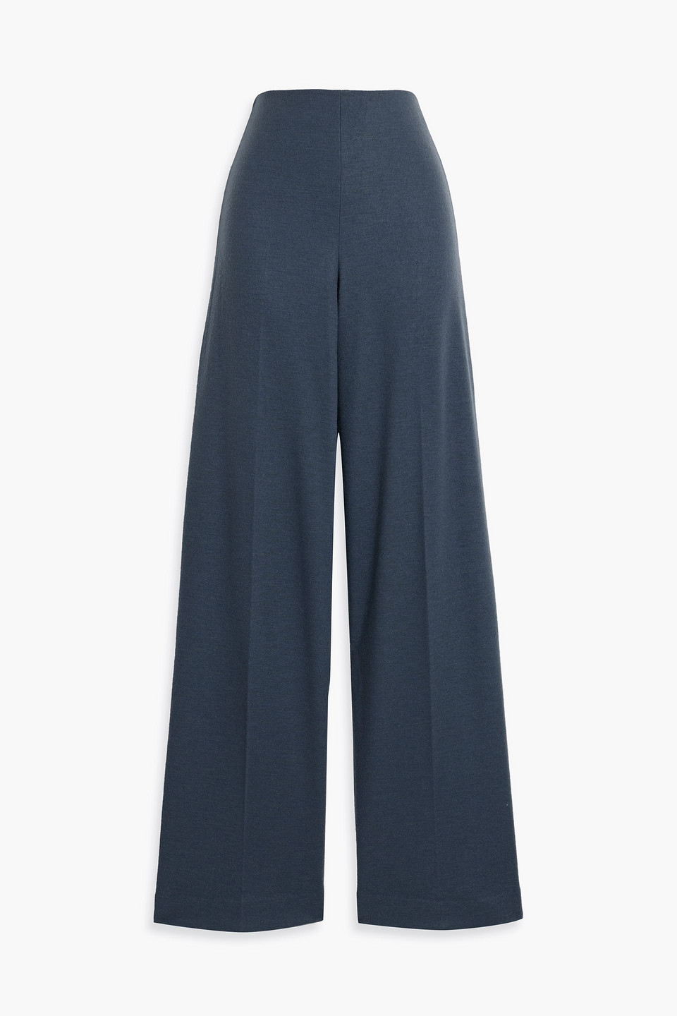 . Wool-blend straight-leg pants