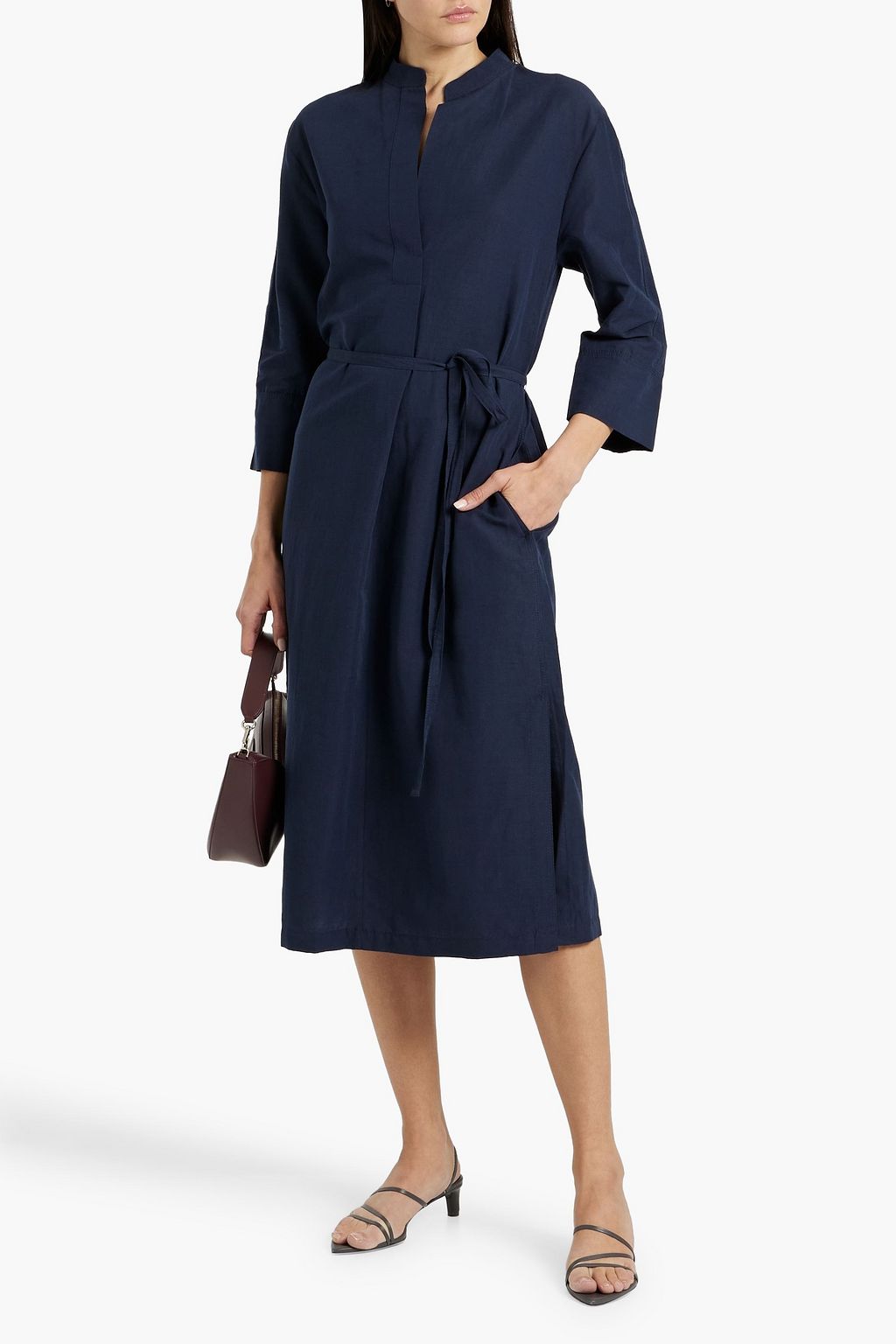 VINCE. Woven midi dress