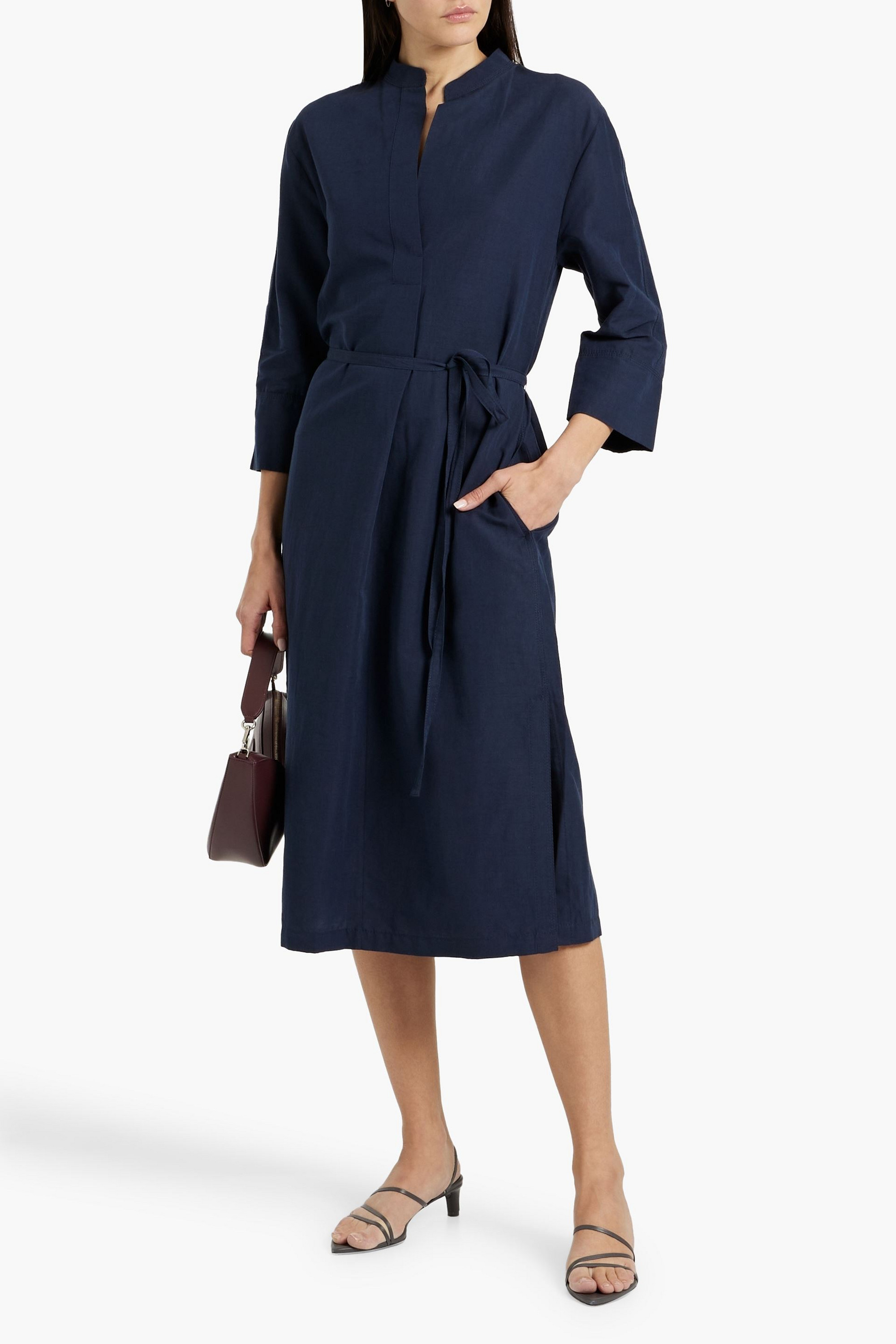 Vince Woven midi dress