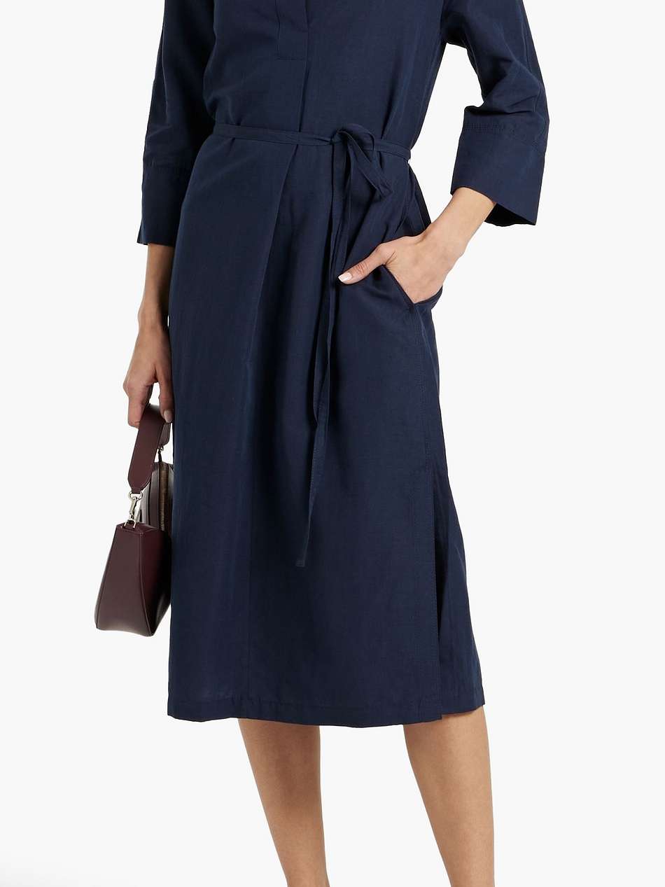 woven midi dress