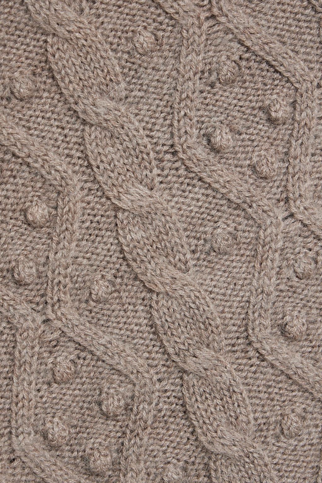 LOULOU STUDIO Iris cropped cable-knit wool and cashmere-blend tank